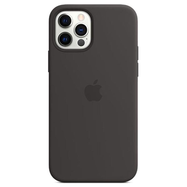 Apple iPhone 12/12 Pro Silicone Case with MagSafe - Black - MHL73ZM/A
