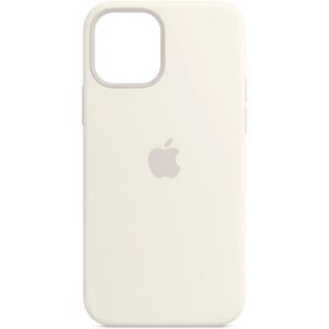 Apple iPhone 12/12 Pro Silicone Case with MagSafe - White - MHL53ZM/A