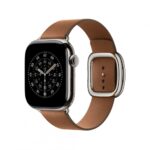 Apple Watch 42mm Caramel Modern Buckle - Small - MGG34ZM/A - imagine 2