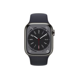 Apple Watch S8 Cellular 41mm Graphite Stainless Steel Case - MNJJ3