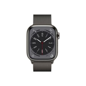 Apple Watch S8 Cellular 41mm Graphite Stainless Steel Case - MNJM3