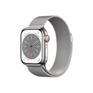 Apple Watch S8 Cellular 41mm Silver Stainless Steel Case - MNJ83