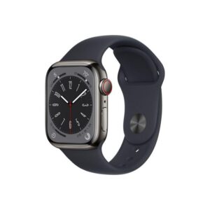 Apple Watch S8 Cellular 45mm Graphite Stainless Steel Case - MNKU3