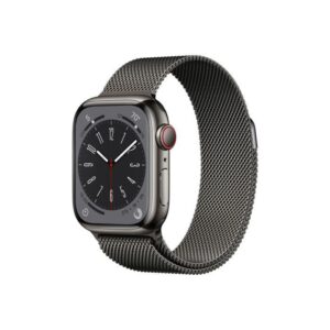 Apple Watch S8 Cellular 45mm Graphite Stainless Steel Case - MNKX3