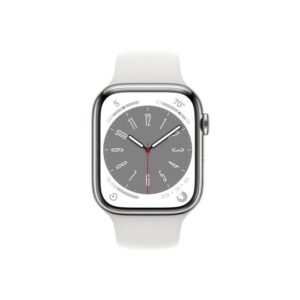 Apple Watch S8 Cellular 45mm Silver Stainless Steel Case - MNKE3
