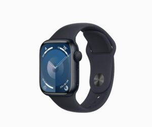 Apple Watch S9 GPS 41mm Midnight Alu Case w Midnight Sport Band - M/L - MR8X3