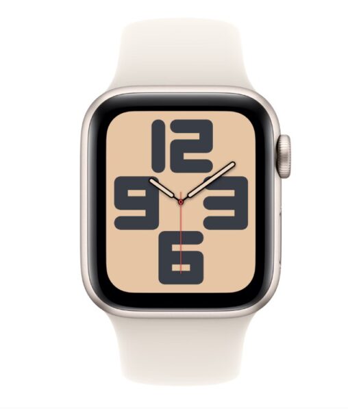 Apple Watch SE GPS 40mm Starlight Aluminium C - MXEF3QC/A
