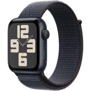 Apple Watch SE GPS 44mm Midnight Aluminium Case with Ink Sport Loop - MXEP3QC/A