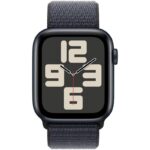 Apple Watch SE GPS 44mm Midnight Aluminium Case with Ink Sport Loop - MXEP3QC/A