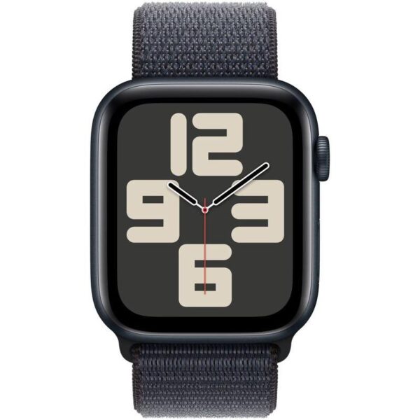 Apple Watch SE GPS 44mm Midnight Aluminium Case with Ink Sport Loop - MXEP3QC/A