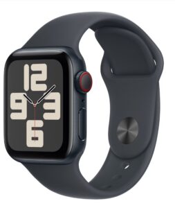 Apple Watch SE GPS + Cellular 40mm Midnight Aluminium - MXGC3QC/A
