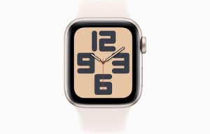 Apple Watch SE GPS + Cellular 40mm Starlight Aluminium - MXGJ3QC/A