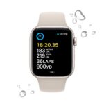 Apple Watch SE GPS + Cellular 40mm Starlight Aluminium - MXGK3QC/A