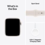 Apple Watch SE GPS + Cellular 44mm Starlight Aluminium - MXGT3QC/A