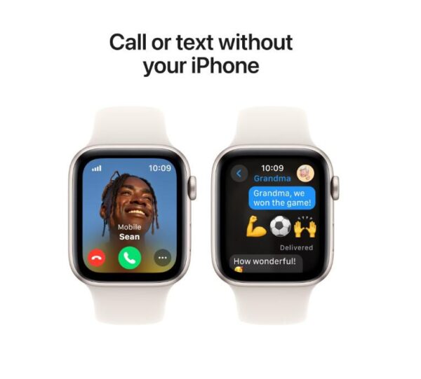 Apple Watch SE GPS + Cellular 44mm Starlight Aluminium - MXGT3QC/A