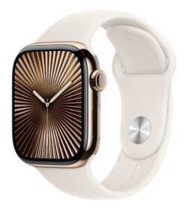 Apple Watch Series 10 GPS + Cellular 42mm Gold - MX063QC/A