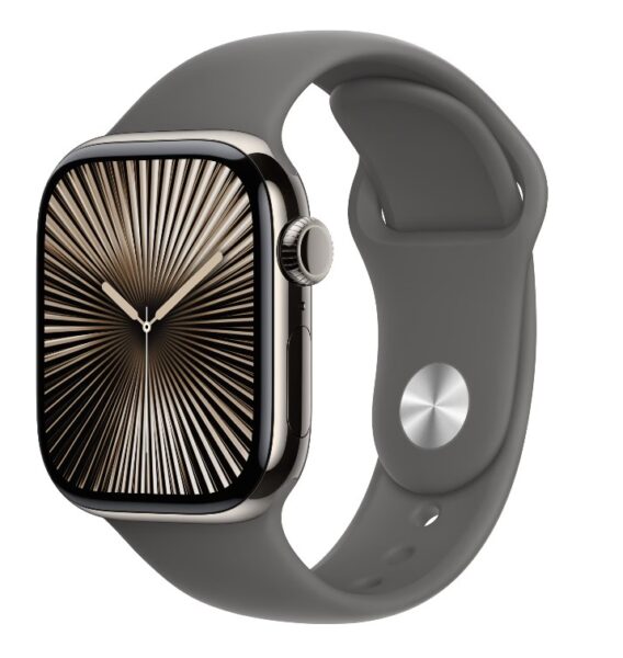 Apple Watch Series 10 GPS + Cellular 42mm Natural - MWXE3QC/A
