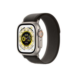 Apple Watch Ultra Cellular, 49mm Titanium Case with Black/Gray - MQFW3