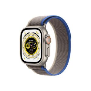 Apple Watch Ultra Cellular, 49mm Titanium Case with Blue/Gray - MNHL3