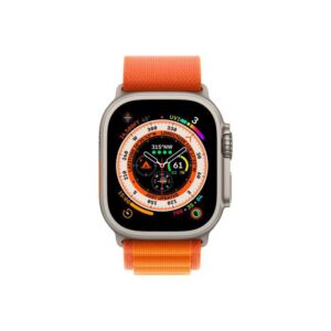 Apple Watch Ultra Cellular, 49mm Titanium Case with Orange - MQFL3