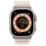 Apple Watch Ultra Cellular, 49mm Titanium Case with Starlight - MQF03