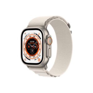 Apple Watch Ultra Cellular, 49mm Titanium Case with Starlight - MQFQ3