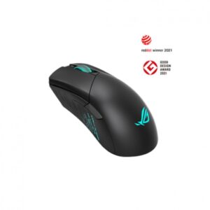 AS GAMING MOUSE GLADIUS 3, Classic asymmetrical wireless gaming - 90MP0200-BMUA00