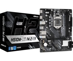 Asrock H510M-H2/M.2 SE. Processor manufacturer: Intel - 90-MXBMQ0-A0UAYZ