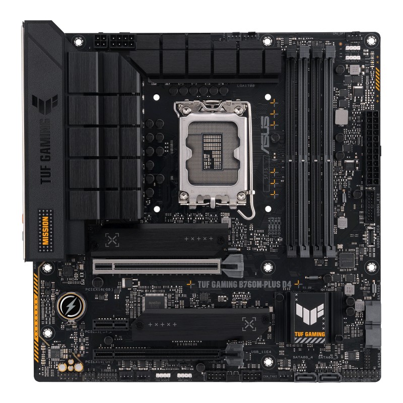 ASUS TUF GAMING B760M-PLUS D4. Processor manufacturer: Intel - 90MB1DI0-M1EAY0 ASUS TUF GAMING B760M-PLUS D4. Processor manufacturer: Intel - 90MB1DI0-M1EAY0