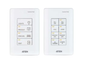 Aten 8-button Control Pad (US, 1 Gang), 4~8 buttons - VK0100-AT