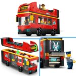 AUTOBUZ TURISTIC ROSU CU ETAJ LEGO 60407 - LEGO60407