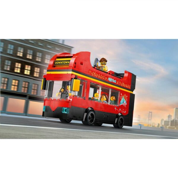 AUTOBUZ TURISTIC ROSU CU ETAJ LEGO 60407 - LEGO60407