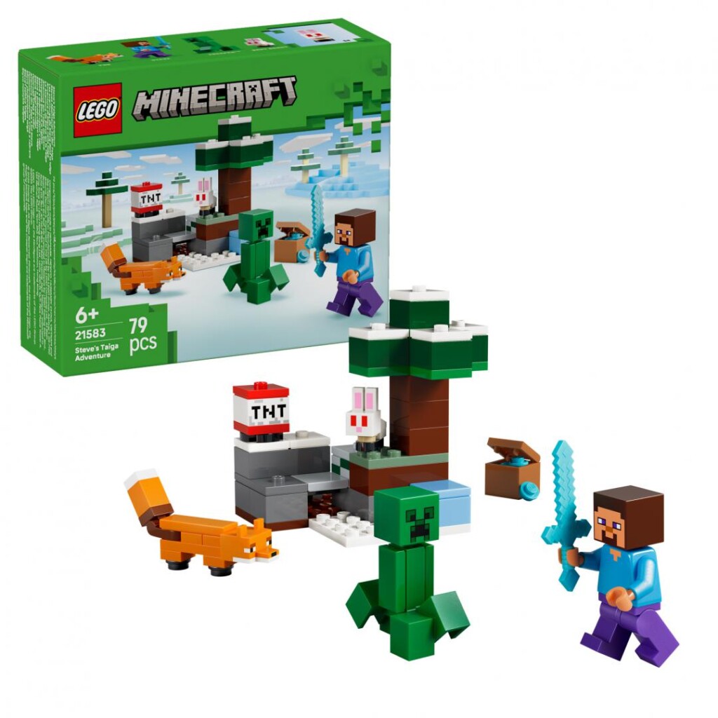 AVENTURA DIN TAIGA A LUI STEVE LEGO21583-01 AVENTURA DIN TAIGA A LUI STEVE LEGO21583 - imagine 1