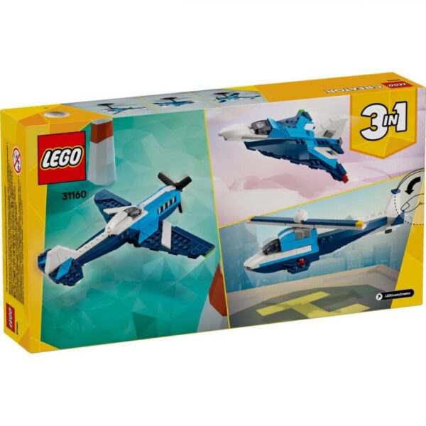 AVION DE CURSE 3IN1, LEGO 31160 - LEGO31160