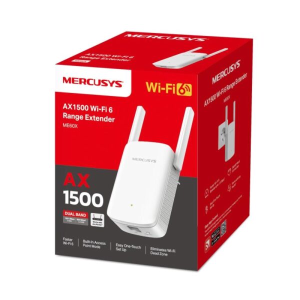 AX1500 Wi-Fi Range Extender SPEED: 300 Mbps at 2.4 - ME60X