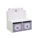 Bancuta cu spatiu de depozitare jucarii si carti Bear, U-Grow - UG-74BEAR
