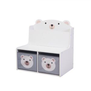 Bancuta cu spatiu de depozitare jucarii si carti Bear, U-Grow - UG-74BEAR