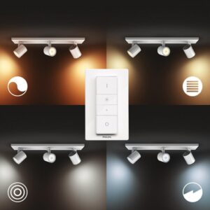 Bara cu 3 spoturi Philips HUE Runner, LED WiFi, GU10 - 000008718696175361