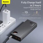 Baterie externa Baseus Adaman Metal, 20000mAh, PD 3.0 + QC 3.0 65W - PPIMDA-D01