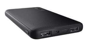 Baterie externa Trust Primo Ultra Thin Eco 10.000, negru - TR-24678