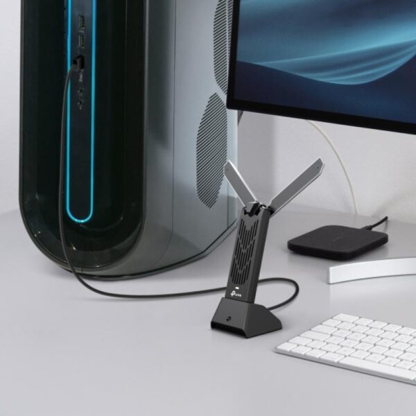 BE6500 High Gain Tri-Band Wi-Fi 7 USB Adapter SPEED - ARCHER TBE400UH
