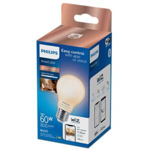 Bec LED inteligent Philips, Wi-Fi, Bluetooth, E27, 7W (60W) - 000008719514371965