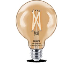 Bec LED inteligent vintage Philips filament transparent, Wi-Fi - 000008719514372184