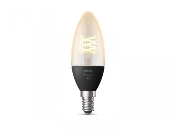 Bec LED inteligent vintage Philips Hue Filament Candle, Bluetooth - 000008719514302235