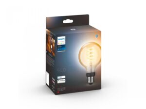 Bec LED inteligent vintage Philips Hue Filament Glob, Bluetooth - 000008719514301481