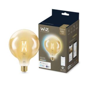 Bec LED inteligent vintage WiZ Filament Whites, Wi-fi, G125, E27 - 000008718699786816