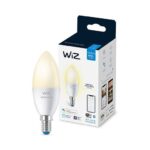 Bec LED inteligent WiZ Dimmable, Wi-Fi, C37, E14, 4.9W (40W) - 000008718699786212