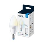 Bec LED inteligent WiZ Whites, Wi-Fi, C37, E14, 4.9W (40W) - 000008718699787073