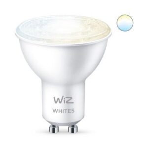 Bec LED inteligent WiZ Whites, Wi-Fi, GU10, 4.9W (50W), 220-240V - 000008718699787110