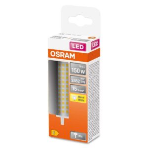 Bec LED Osram LINE, R7s, 18.2W (10W), 2452 lm, lumina calda (2700K) - 000004058075432697